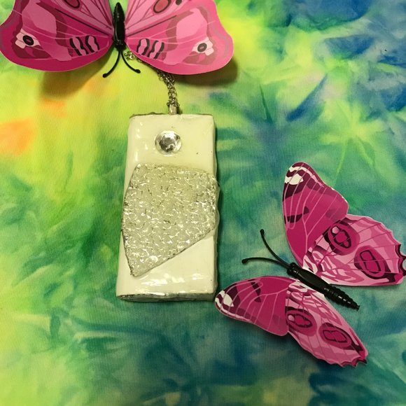 Reversible Exclusive Rare Unique Vintage One of a Kind Handmade Necklace - Picture 12 of 16